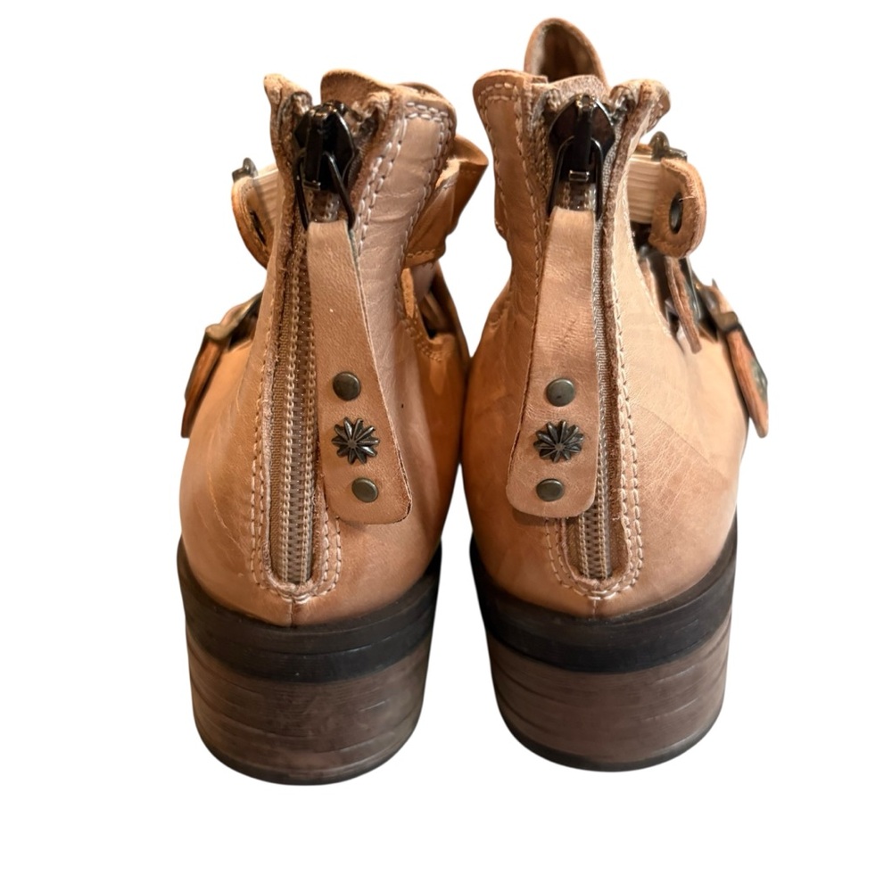 Dromedaris Kelsy Short Summer Leather Boot in Taupe Pearl, Sz 36 - Picture 8 of 14
